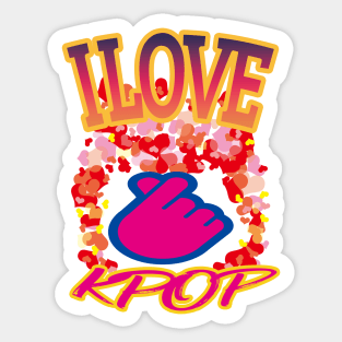 I Love Kpop Sticker